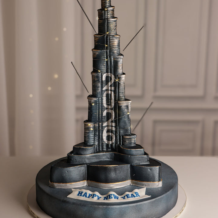 Burj Khalifa New Year Cake